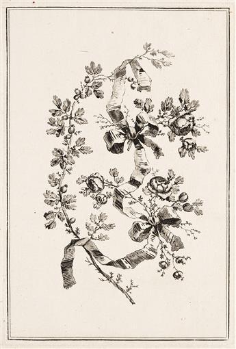 JEAN-BAPTISTE PILLEMENT (AFTER) Cahier de Fleurs Singulieres.